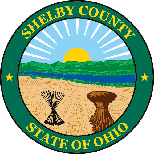 Official seal of Shelby County, Ohio.